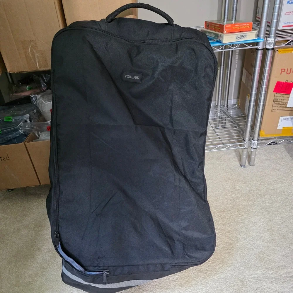 YOREPEK Car Seat Travel Bag Backpack Black Water Resistant Padded Carrier